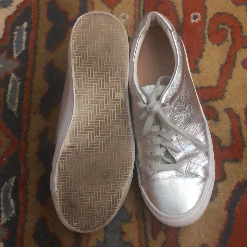 Loeffler Randall silver sneakers - Picture 5 of 6